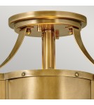 Retro ceiling lamps - Quintiesse Chance semi-flame - 2 light sources - Old brass Elstead Lighting QN-CHANCE-SF-S-HB - product 2