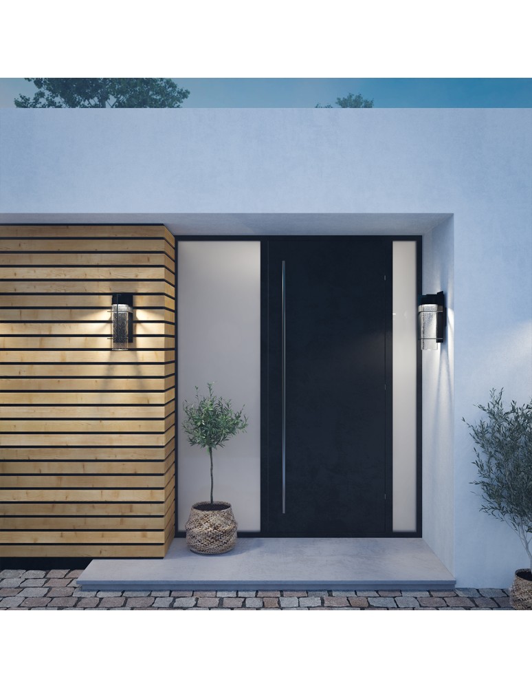 Outdoor wall lamps - Quintiesse Large Eames IP44 LED Wall Lantern by Elstead Lighting QN-EAMES-LED-L-EK - product kolory-swiatla.pl 6