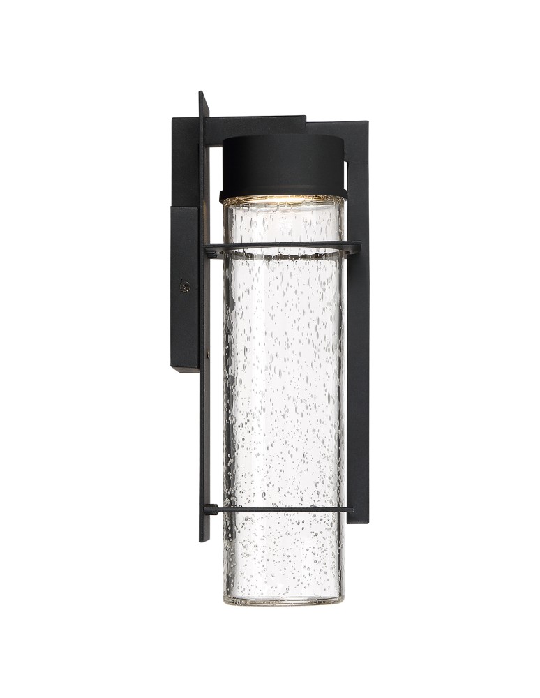 Quintiesse Średnia latarnia naścienna LED Eames IP44 Elstead Lighting QN-EAMES-LED-M-EK