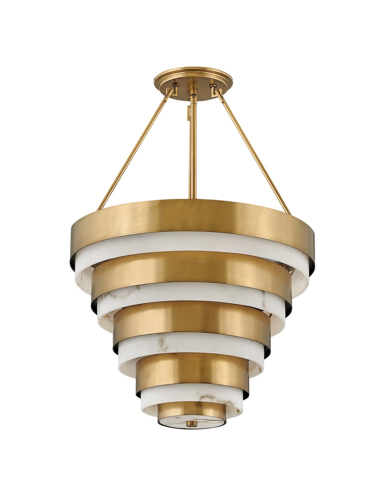 Glamour pendant lamps - Quintiesse Echelon pendant lamp - 4 light sources Elstead Lighting QN-ECHELON-4P - product kolory-swiatla.pl 5