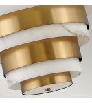 Glamour pendant lamps - Quintiesse Echelon pendant lamp - 8 light sources Elstead Lighting QN-ECHELON-8P - product 2