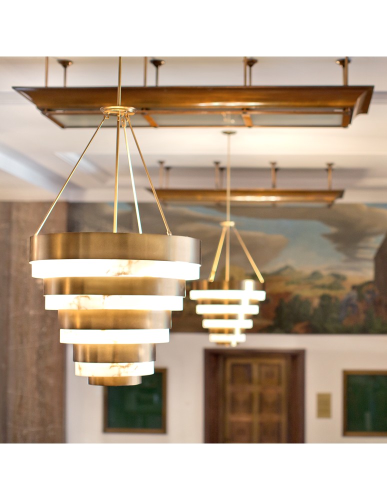Quintiesse Lampa wisząca Echelon - 8 źródeł światła Elstead Lighting QN-ECHELON-8P