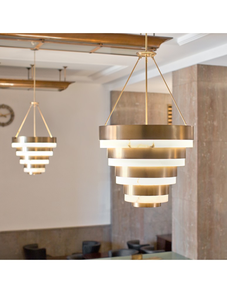 Quintiesse Lampa wisząca Echelon - 8 źródeł światła Elstead Lighting QN-ECHELON-8P