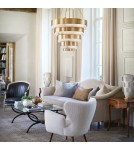 Glamour pendant lamps - Quintiesse Echelon pendant lamp - 8 light sources Elstead Lighting QN-ECHELON-8P - product 7