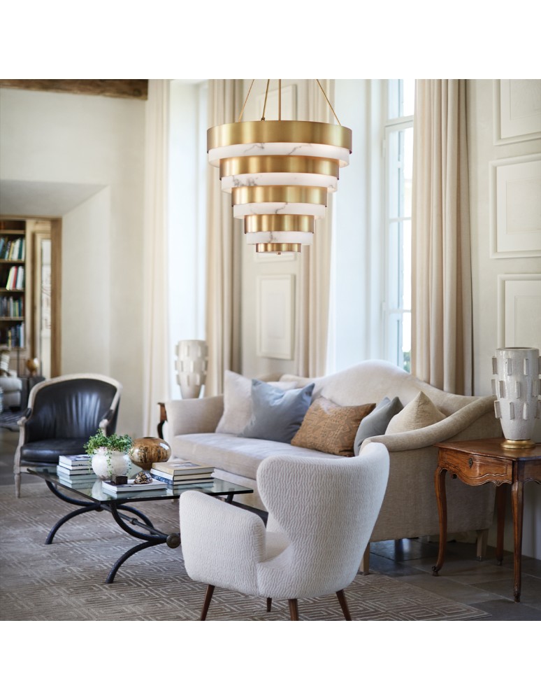 Quintiesse Lampa wisząca Echelon - 8 źródeł światła Elstead Lighting QN-ECHELON-8P