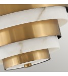 Glamour ceiling lamps - Quintiesse Echelon semi-plophone - 3 light sources Elstead Lighting QN-ECHELON-SF - product 4