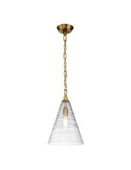 Quintiesse Elmore pendant lamp - 1 light source - Oxidized brass Elstead Lighting QN-ELMORE-P-BBS