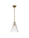 Quintiesse Elmore pendant lamp - 1 light source - Oxidized brass Elstead Lighting QN-ELMORE-P-BBS