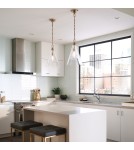 Pendant lamps - Quintiesse Elmore pendant lamp - 1 light source - Oxidized brass Elstead Lighting QN-ELMORE-P-BBS - product 6