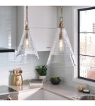 Pendant lamps - Quintiesse Elmore pendant lamp - 1 light source - Oxidized brass Elstead Lighting QN-ELMORE-P-BBS - product 7
