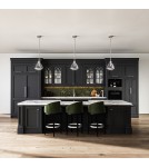 Pendant lamps - Quintiesse Elroy pendant lamp - 1 light source - Brushed nickel Elstead Lighting QN-ELROY-BN - product 4