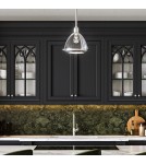 Pendant lamps - Quintiesse Elroy pendant lamp - 1 light source - Brushed nickel Elstead Lighting QN-ELROY-BN - product 5