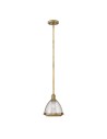 Quintiesse Elroy pendant lamp - 1 light source - Old brass Elstead Lighting QN-ELROY-HB