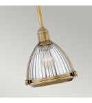 Pendant lamps - Quintiesse Elroy pendant lamp - 1 light source - Old brass Elstead Lighting QN-ELROY-HB - product 3