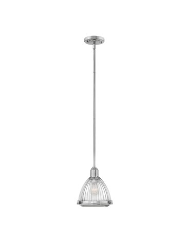 Quintiesse Elroy pendant lamp - 1 light source - Polished Nickel Elstead Lighting QN-ELROY-PN