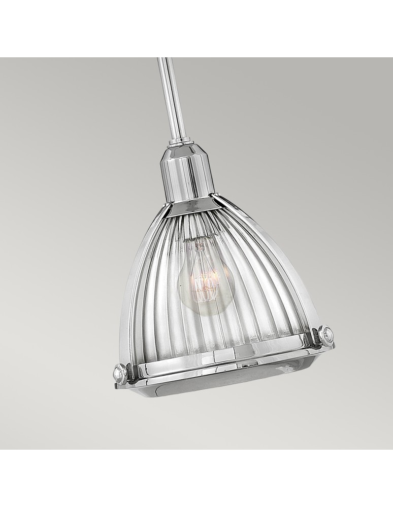 Pendant lamps - Quintiesse Elroy pendant lamp - 1 light source - Polished Nickel Elstead Lighting QN-ELROY-PN - product kolory-swiatla.pl 3