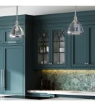 Pendant lamps - Quintiesse Elroy pendant lamp - 1 light source - Polished Nickel Elstead Lighting QN-ELROY-PN - product 5