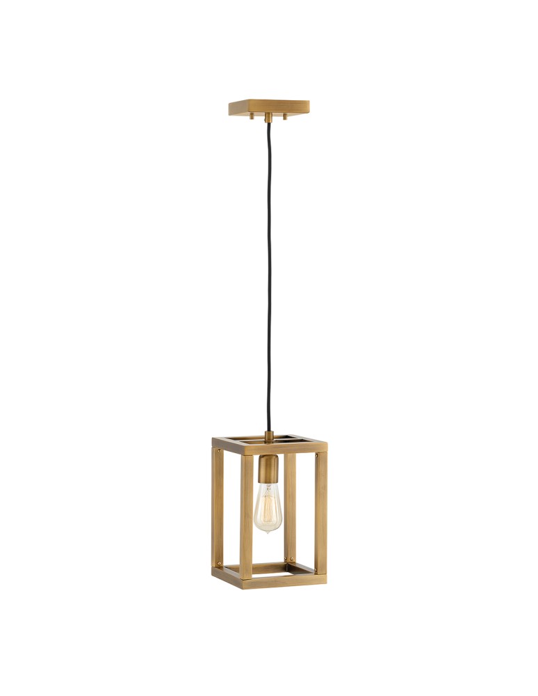 Pendant lamps - Quintiesse Ensemble pendant lamp - 1 light source - Brushed bronze Elstead Lighting QN-ENSEMBLE1P-BB - product kolory-swiatla.pl 1