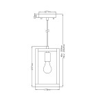 Quintiesse Lampa wisząca Ensemble - 1 źródło światła - Szczotkowany brąz Elstead Lighting QN-ENSEMBLE1P-BB