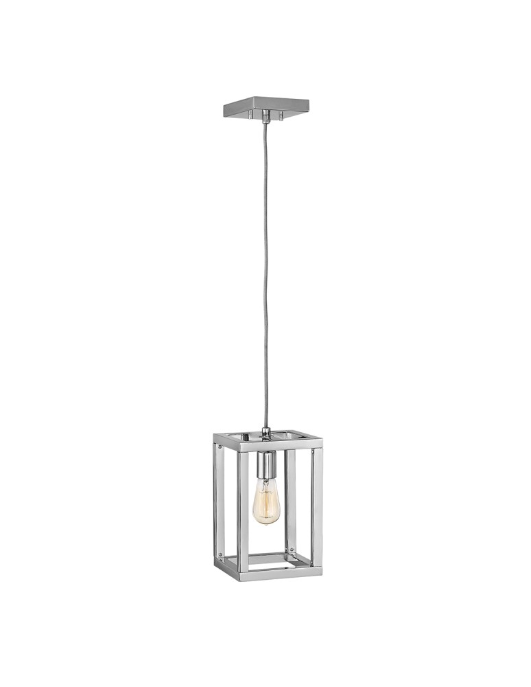 Pendant lamps - Quintiesse Ensemble pendant lamp - 1 light source - Polished Nickel Elstead Lighting QN-ENSEMBLE1P-PN - product kolory-swiatla.pl 1