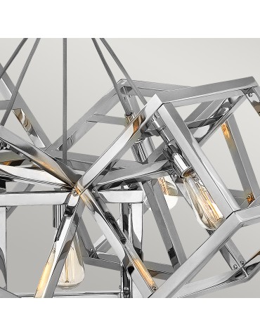 Quintiesse Ensemble Pendant Lantern - 5 light sources - Polished Nickel Elstead Lighting QN-ENSEMBLE5P-PN - product 2