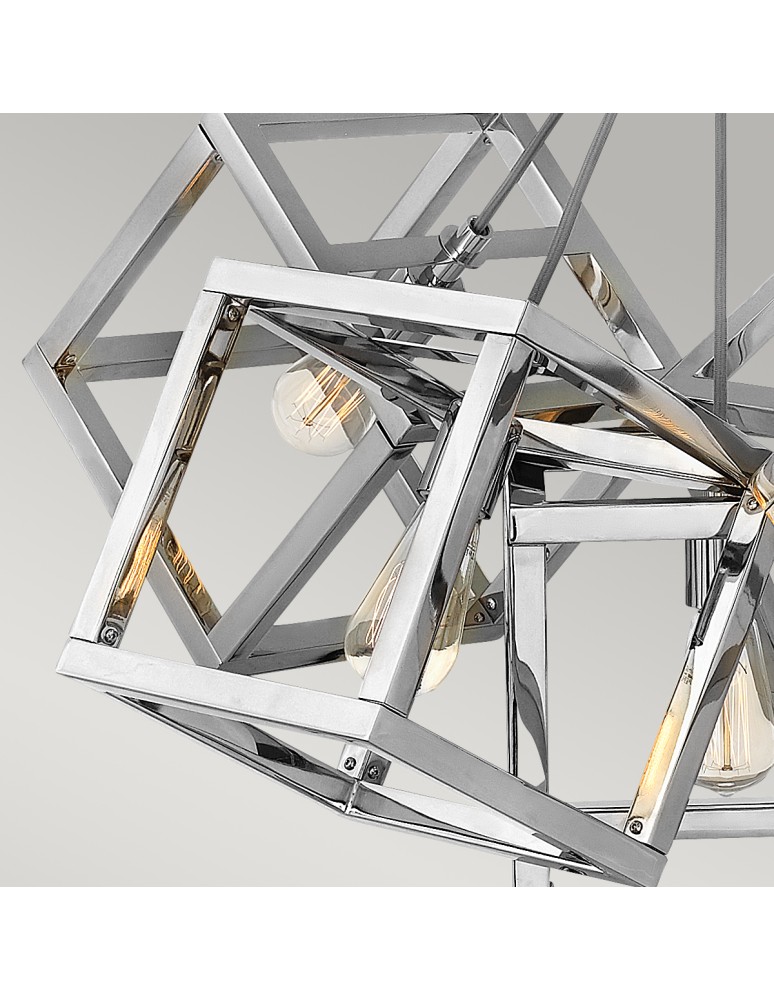 Quintiesse Latarnia wisząca Ensemble - 5 źródeł światła - Polerowany nikiel Elstead Lighting QN-ENSEMBLE5P-PN