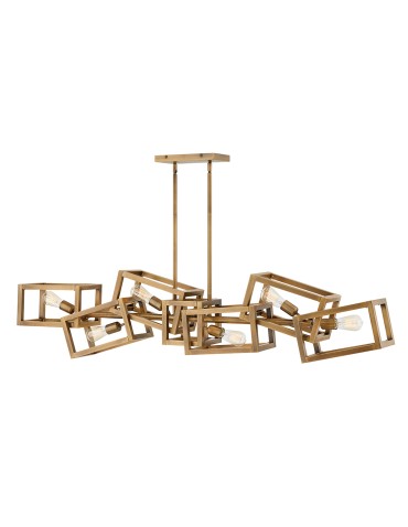 Quintiesse Ensemble pendant lamp - 6 light sources - Brushed bronze Elstead Lighting QN-ENSEMBLE6-BB