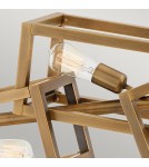 Quintiesse Lampa wisząca Ensemble - 6 źródeł światła - Szczotkowany brąz Elstead Lighting QN-ENSEMBLE6-BB