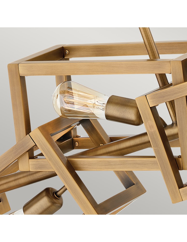 Pendant lamps - Quintiesse Ensemble pendant lamp - 6 light sources - Brushed bronze Elstead Lighting QN-ENSEMBLE6-BB - product kolory-swiatla.pl 3