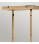 Pendant lamps - Quintiesse Ensemble pendant lamp - 6 light sources - Brushed bronze Elstead Lighting QN-ENSEMBLE6-BB - product 4