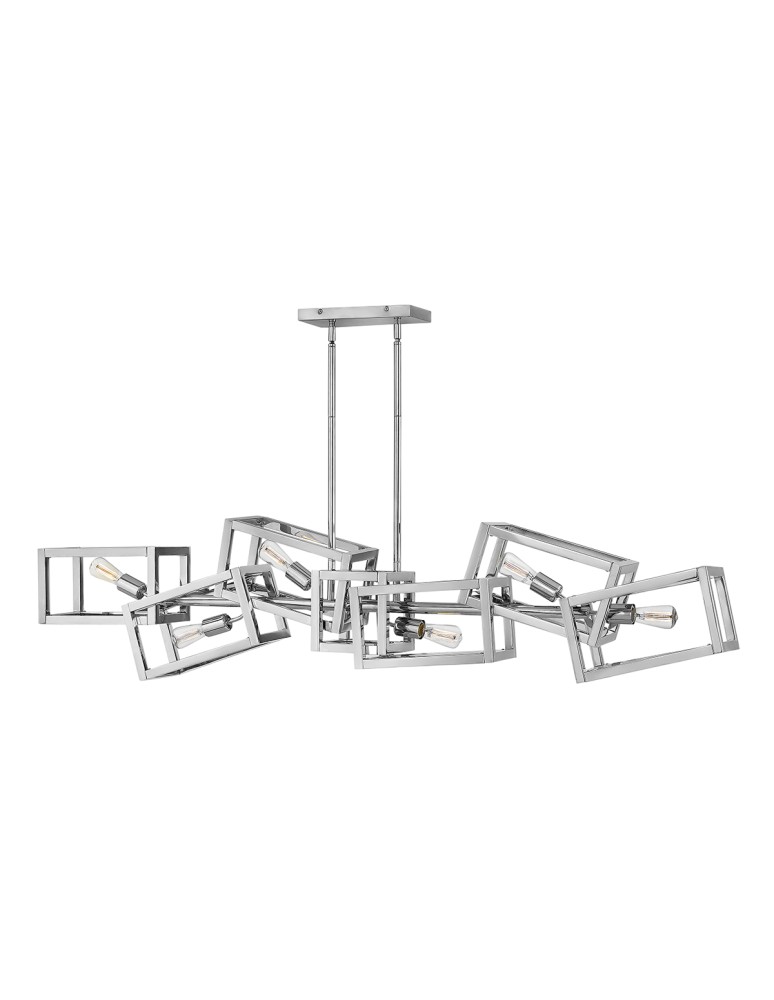 Pendant lamps - Quintiesse Ensemble pendant lamp - 6 light sources - Polished Nickel Elstead Lighting QN-ENSEMBLE6-PN - product kolory-swiatla.pl 1