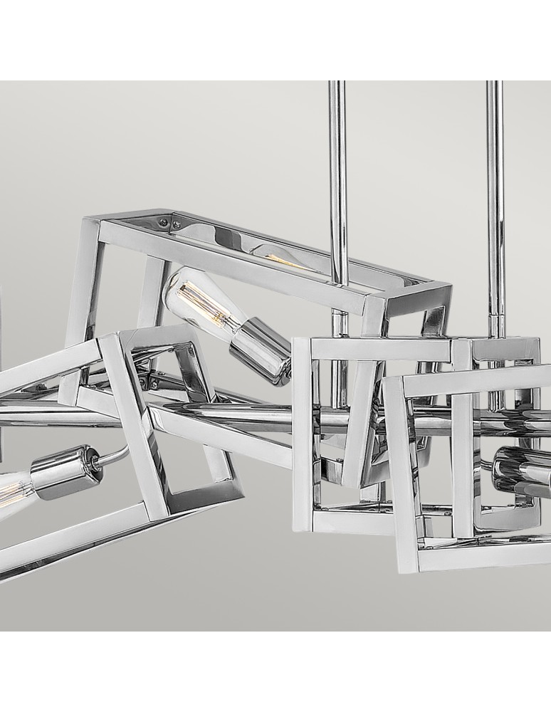 Pendant lamps - Quintiesse Ensemble pendant lamp - 6 light sources - Polished Nickel Elstead Lighting QN-ENSEMBLE6-PN - product kolory-swiatla.pl 3