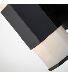 Bathroom wall lamps - Quintiesse LED wall lamp Facet - - Matte black IP44 Elstead Lighting QN-FACET-LED1-BK-BATH - product 4