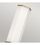 Bathroom wall lamps - Quintiesse LED wall lamp Facet - - Old brass IP44 Elstead Lighting QN-FACET-LED1-HB-BATH - product 2