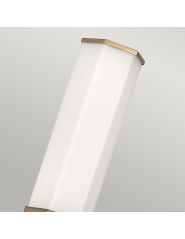 Quintiesse LED wall lamp Facet - - Old brass IP44 Elstead Lighting QN-FACET-LED1-HB-BATH - product 2