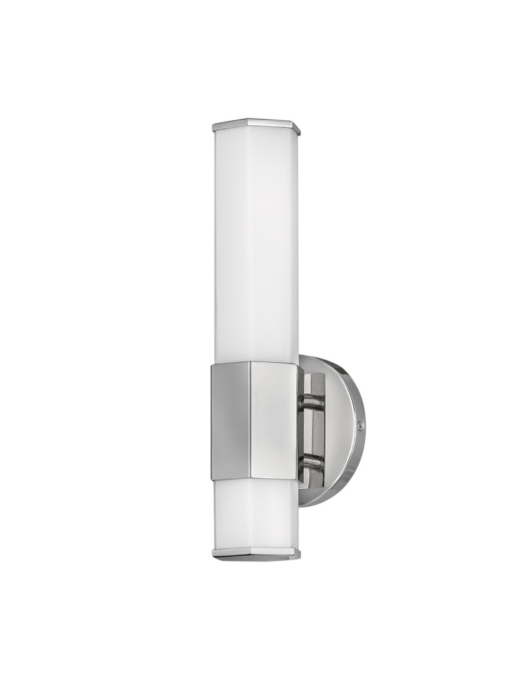 Bathroom wall lamps - Quintiesse LED wall lamp Facet - - Polished chrome IP44 Elstead Lighting QN-FACET-LED1-PC-BATH - product kolory-swiatla.pl 1