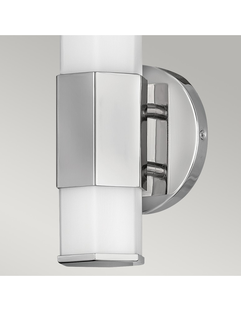 Bathroom wall lamps - Quintiesse LED wall lamp Facet - - Polished chrome IP44 Elstead Lighting QN-FACET-LED1-PC-BATH - product kolory-swiatla.pl 2