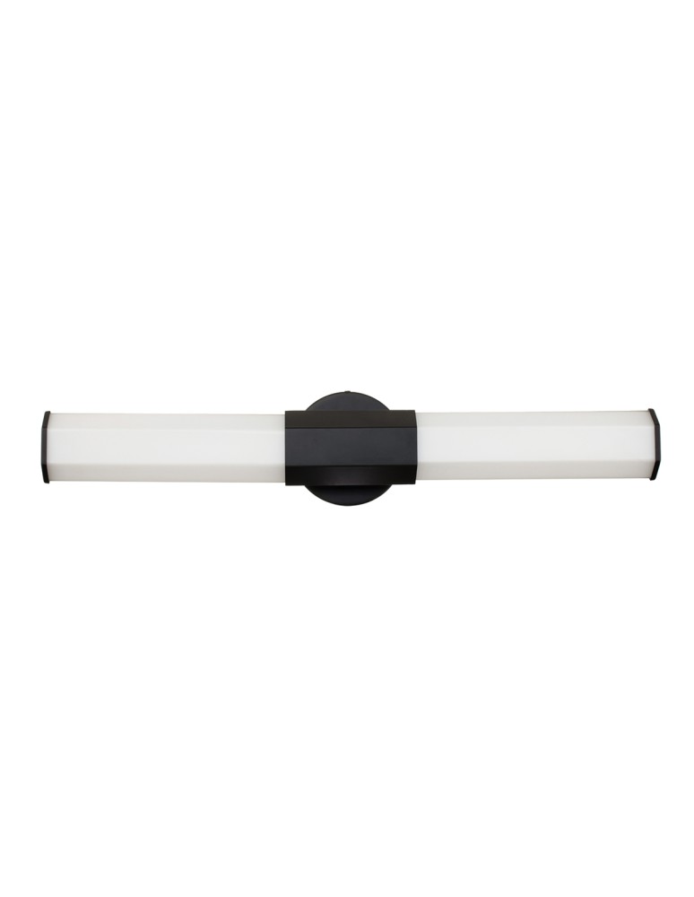 Bathroom wall lamps - Quintiesse LED wall lamp Facet - - Matte black IP44 Elstead Lighting QN-FACET-LED2-BK-BATH - product kolory-swiatla.pl 1