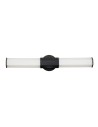 Quintiesse LED wall lamp Facet - - Matte black IP44 Elstead Lighting QN-FACET-LED2-BK-BATH