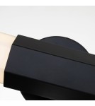 Bathroom wall lamps - Quintiesse LED wall lamp Facet - - Matte black IP44 Elstead Lighting QN-FACET-LED2-BK-BATH - product 2
