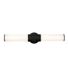 Bathroom wall lamps - Quintiesse LED wall lamp Facet - - Matte black IP44 Elstead Lighting QN-FACET-LED2-BK-BATH - product 5