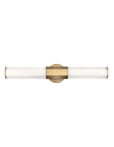 Quintiesse LED wall lamp Facet - - Old brass IP44 Elstead Lighting QN-FACET-LED2-HB-BATH