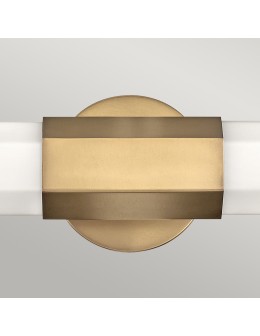 Quintiesse LED wall lamp Facet - - Old brass IP44 Elstead Lighting QN-FACET-LED2-HB-BATH - product 2
