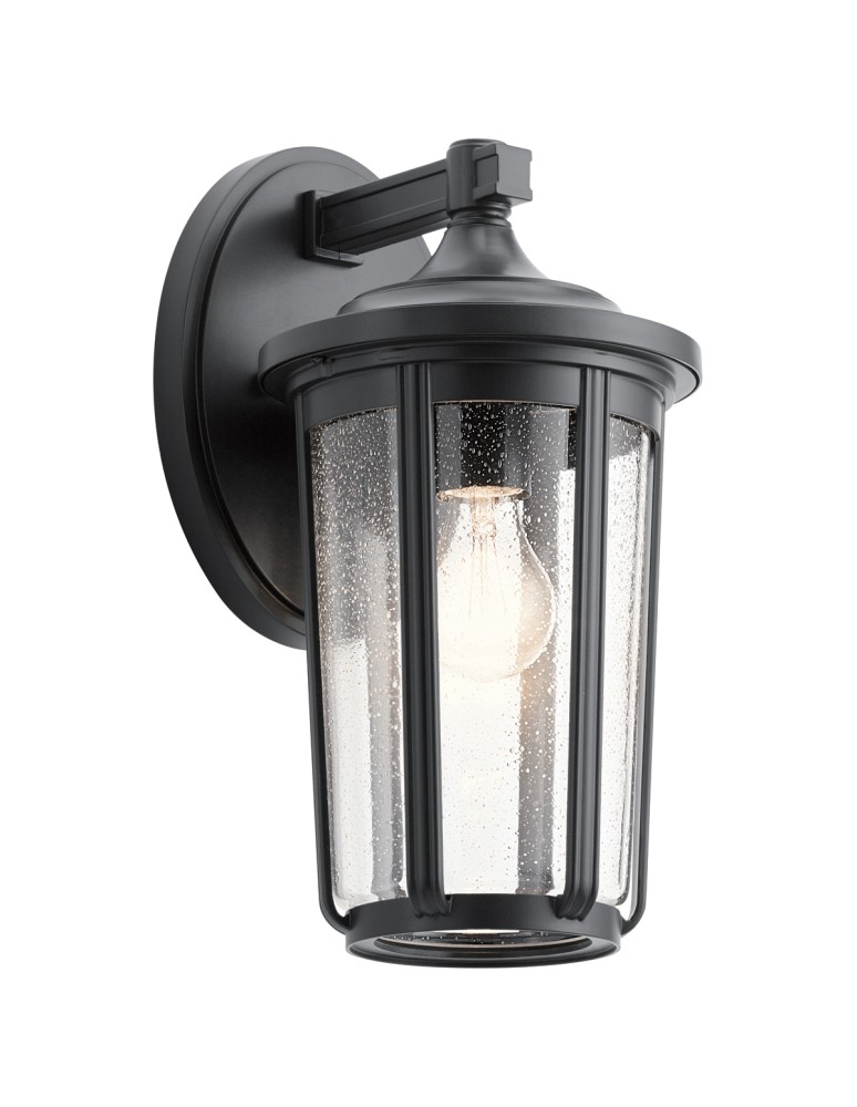 Outdoor wall lamps - Quintiesse Large Fairfield wall lantern - 1 light source - Black IP44 Elstead Lighting QN-FAIRFIELD-L-BK - product kolory-swiatla.pl 1