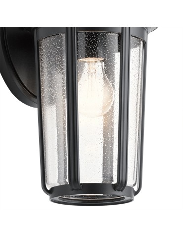 Quintiesse Duża latarnia naścienna Fairfield - 1 źródło światła - Czarna IP44 Elstead Lighting QN-FAIRFIELD-L-BK - produkt 2