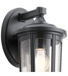 Quintiesse Duża latarnia naścienna Fairfield - 1 źródło światła - Czarna IP44 Elstead Lighting QN-FAIRFIELD-L-BK