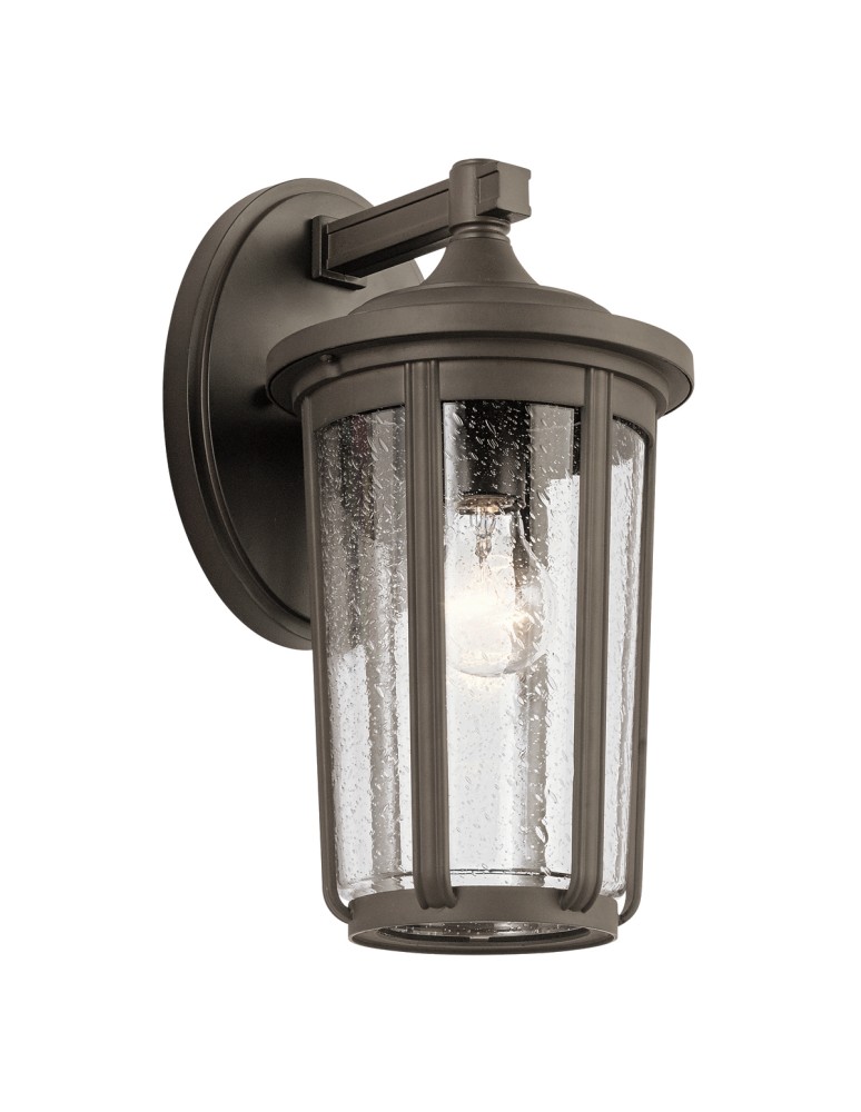 Outdoor wall lamps - Quintiesse Large Fairfield wall lantern - 1 light source - Old bronze IP44 Elstead Lighting QN-FAIRFIELD-L-OZ - product kolory-swiatla.pl 1