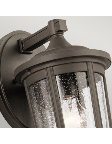 Quintiesse Large Fairfield wall lantern - 1 light source - Old bronze IP44 Elstead Lighting QN-FAIRFIELD-L-OZ - product 2