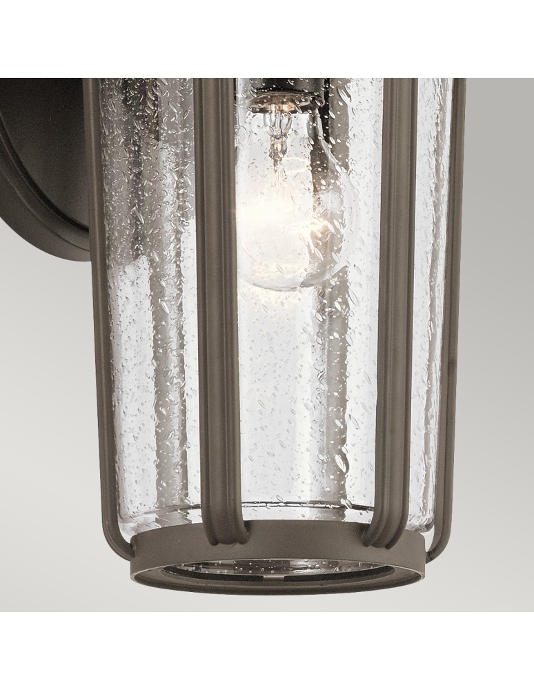 Quintiesse Duża latarnia naścienna Fairfield - 1 źródło światła - Stary brąz IP44 Elstead Lighting QN-FAIRFIELD-L-OZ Quintiesse Duża latarnia naścienna Fairfield - 1 źródło światła - Stary brąz IP44 Elstead Lighting QN-FAIRFIELD-L-OZ