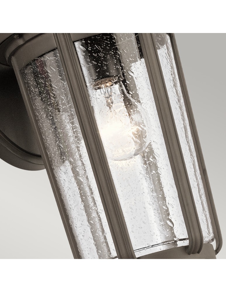 Quintiesse Duża latarnia naścienna Fairfield - 1 źródło światła - Stary brąz IP44 Elstead Lighting QN-FAIRFIELD-L-OZ Quintiesse Duża latarnia naścienna Fairfield - 1 źródło światła - Stary brąz IP44 Elstead Lighting QN-FAIRFIELD-L-OZ